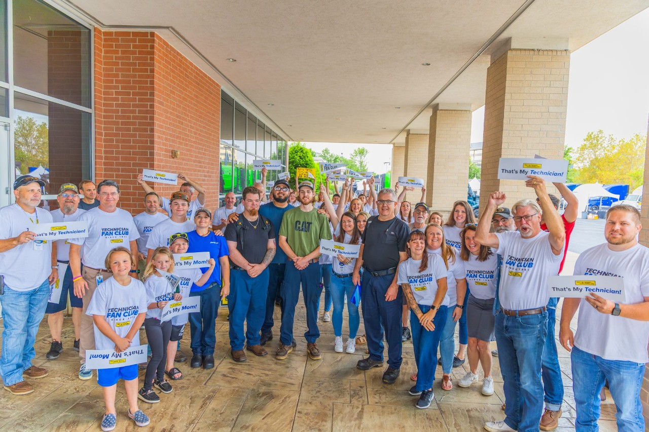 Members and their family at the Technician Rally