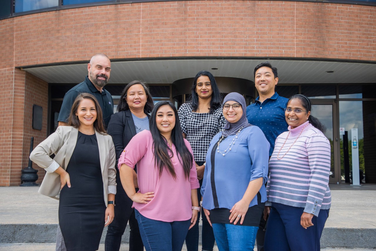 Members of the CAAPITAL employee resource group posing for a photo