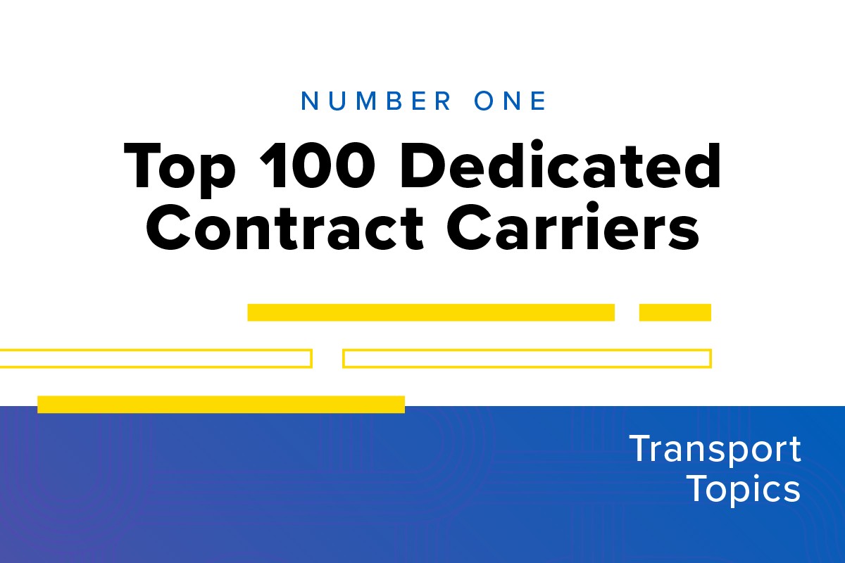 Top 100 Dedicated Contract Carriers graphic.